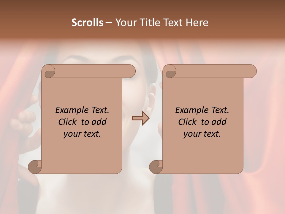 Performance Human Red PowerPoint Template