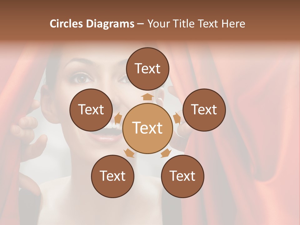 Performance Human Red PowerPoint Template