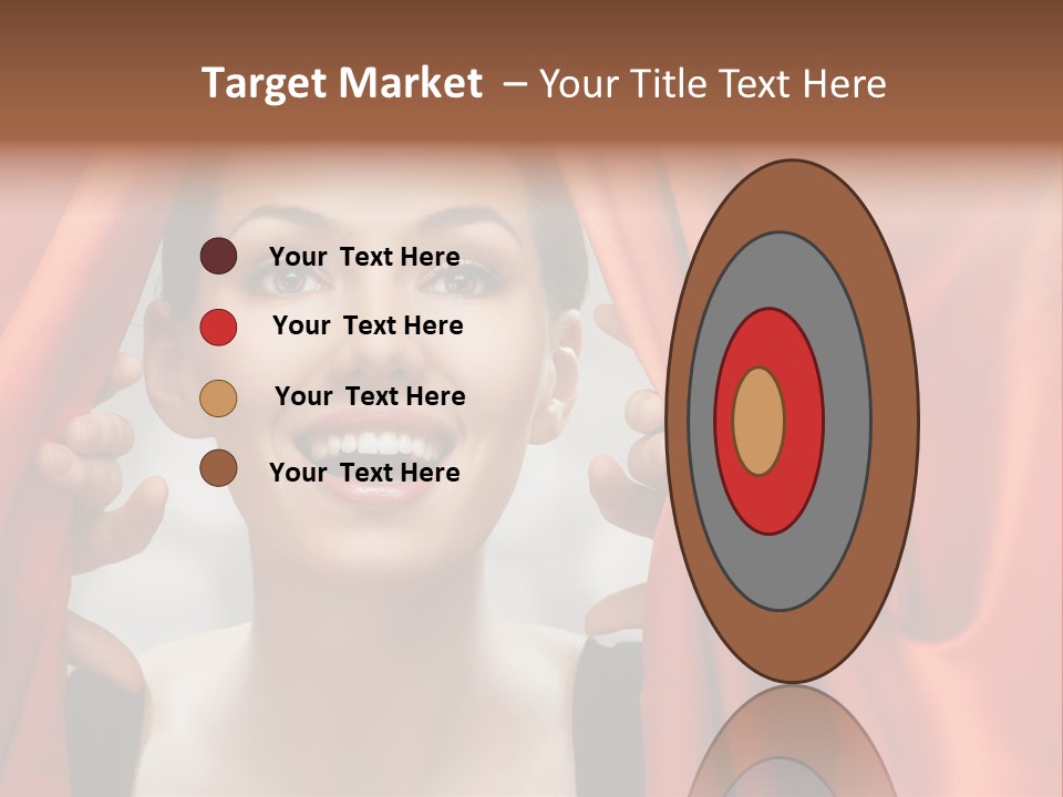 Performance Human Red PowerPoint Template