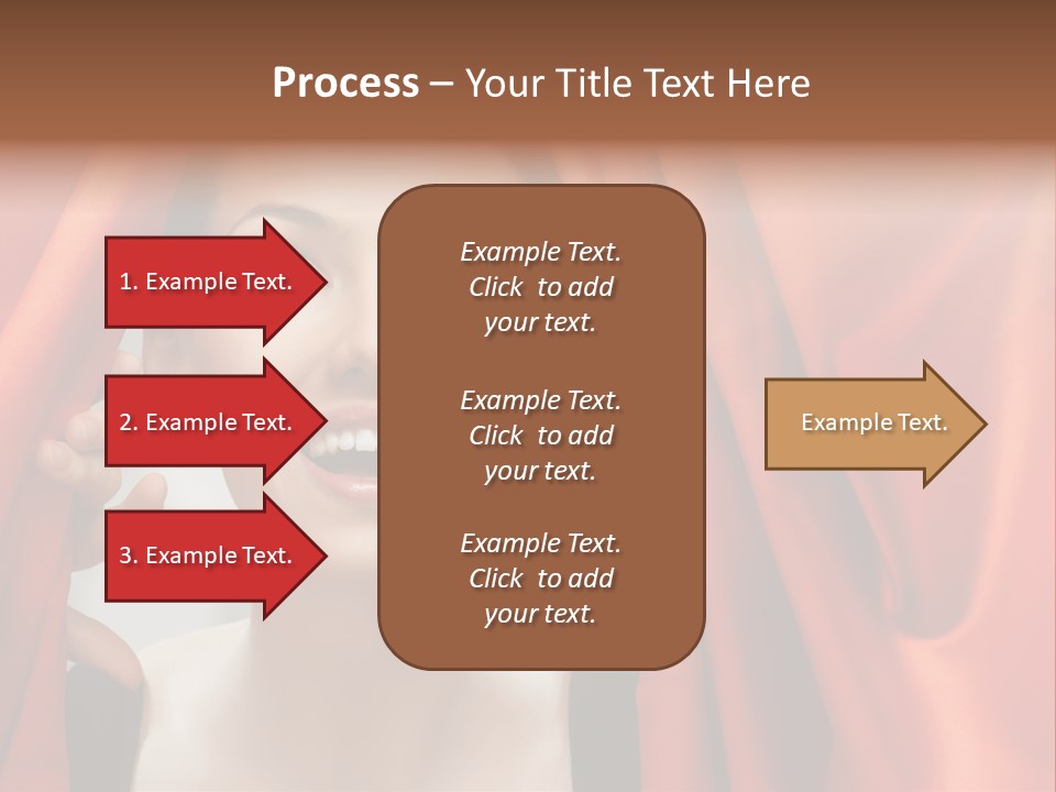 Performance Human Red PowerPoint Template