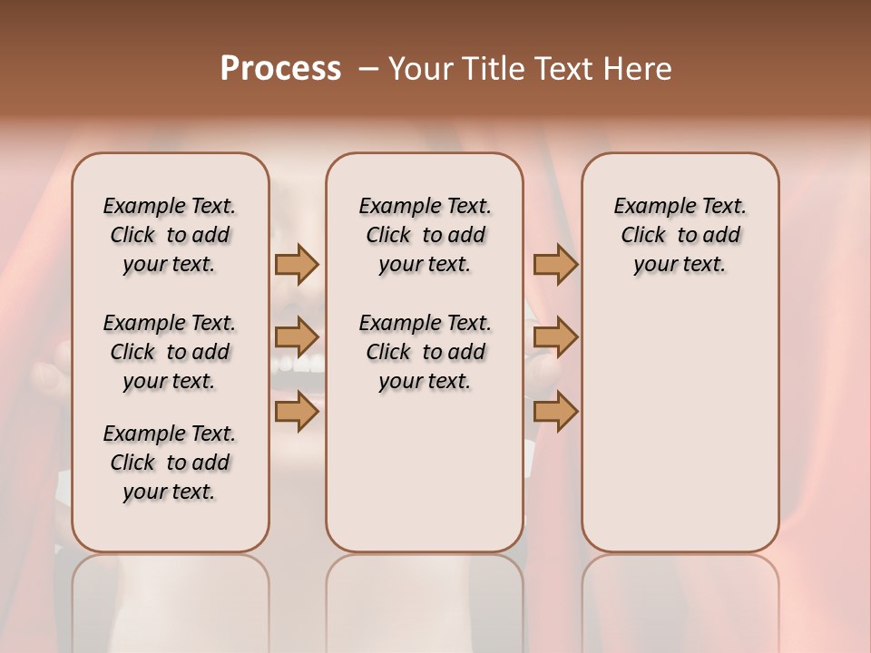 Performance Human Red PowerPoint Template