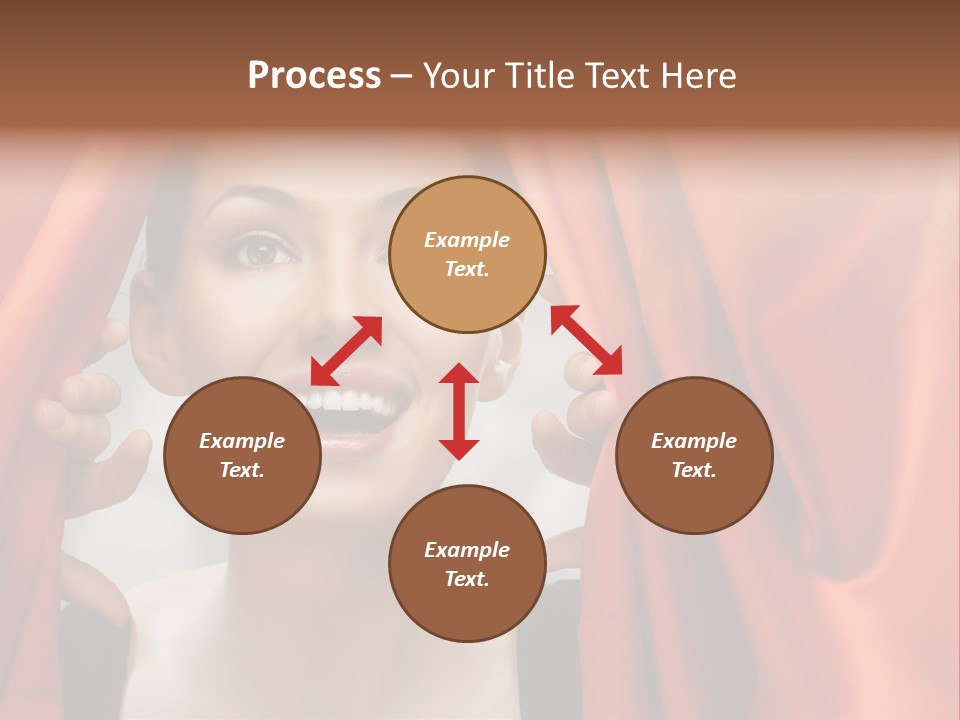 Performance Human Red PowerPoint Template