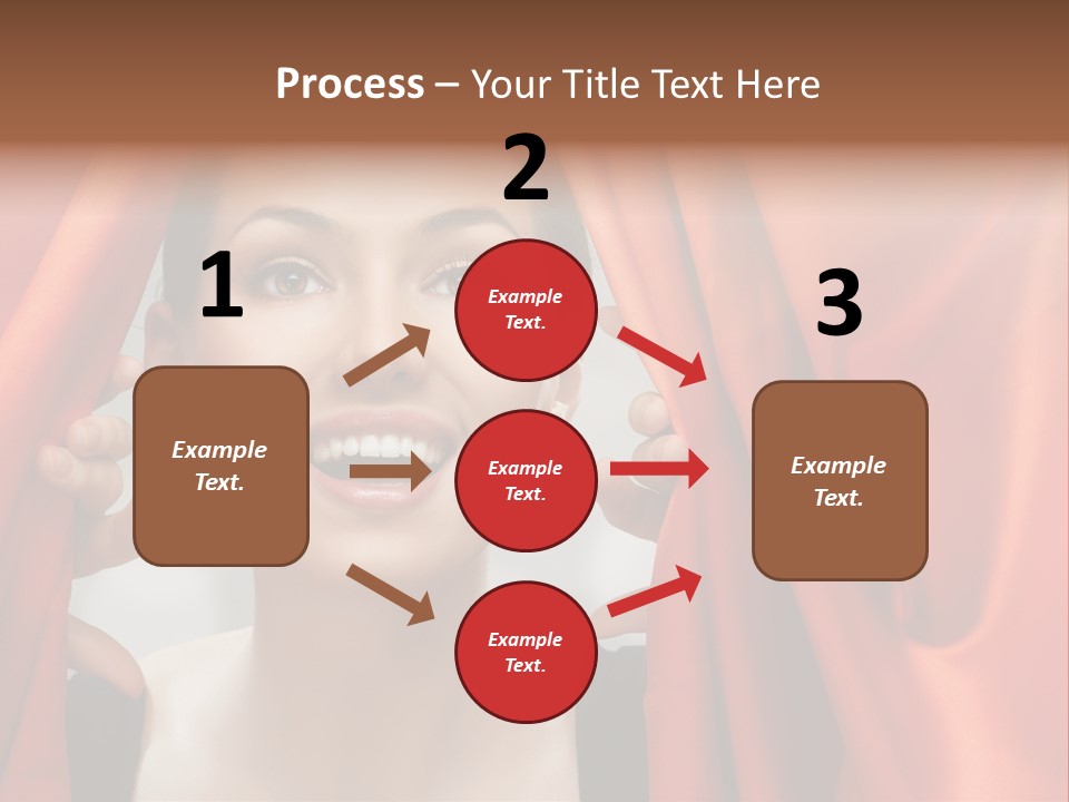 Performance Human Red PowerPoint Template