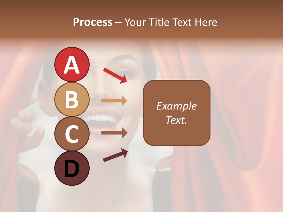 Performance Human Red PowerPoint Template