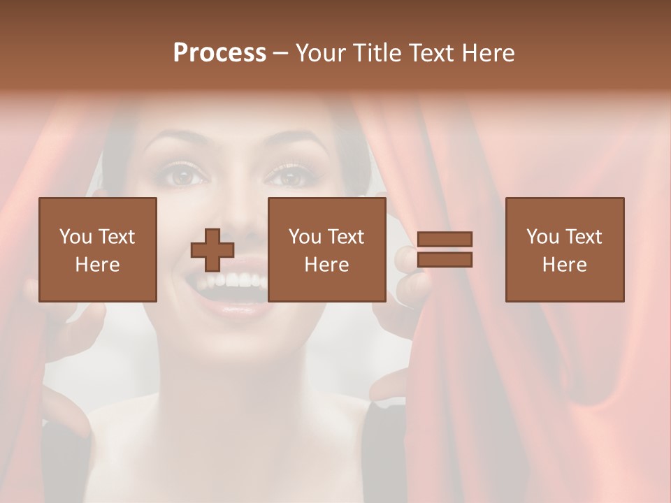 Performance Human Red PowerPoint Template