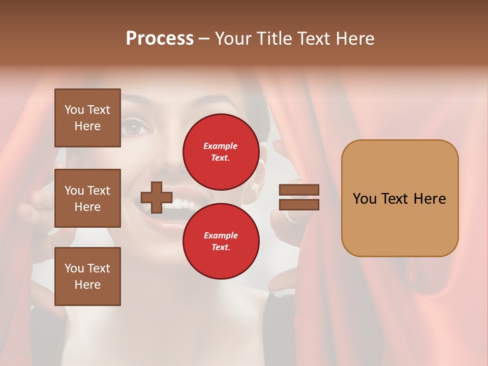 Performance Human Red PowerPoint Template