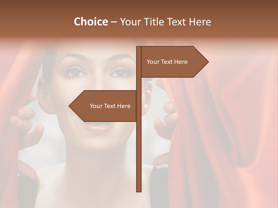Performance Human Red PowerPoint Template
