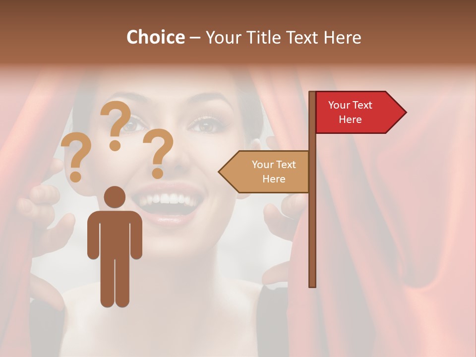 Performance Human Red PowerPoint Template