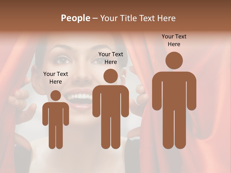 Performance Human Red PowerPoint Template