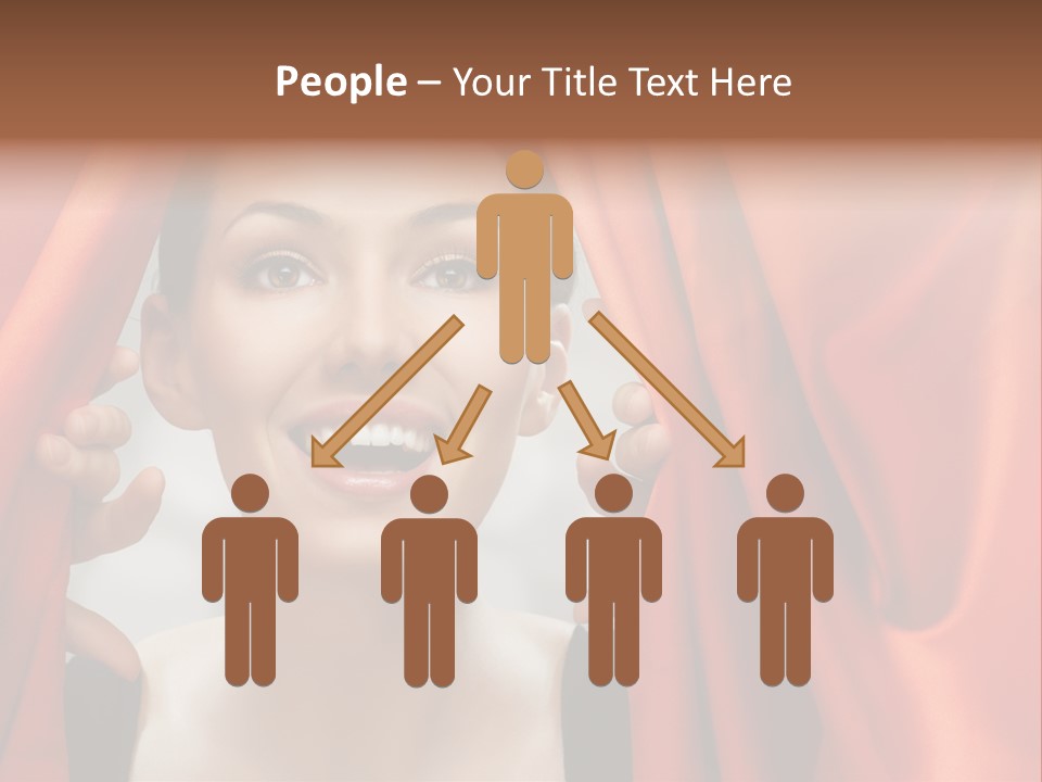 Performance Human Red PowerPoint Template