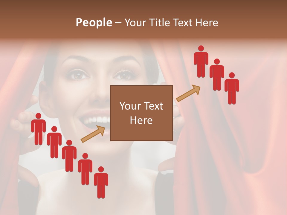 Performance Human Red PowerPoint Template