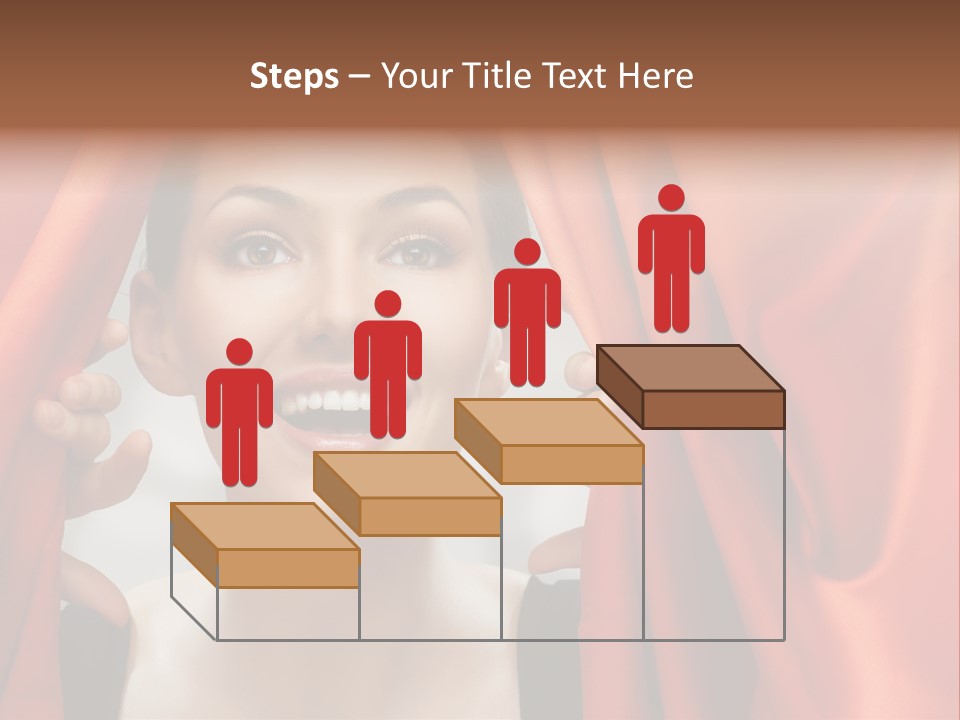 Performance Human Red PowerPoint Template