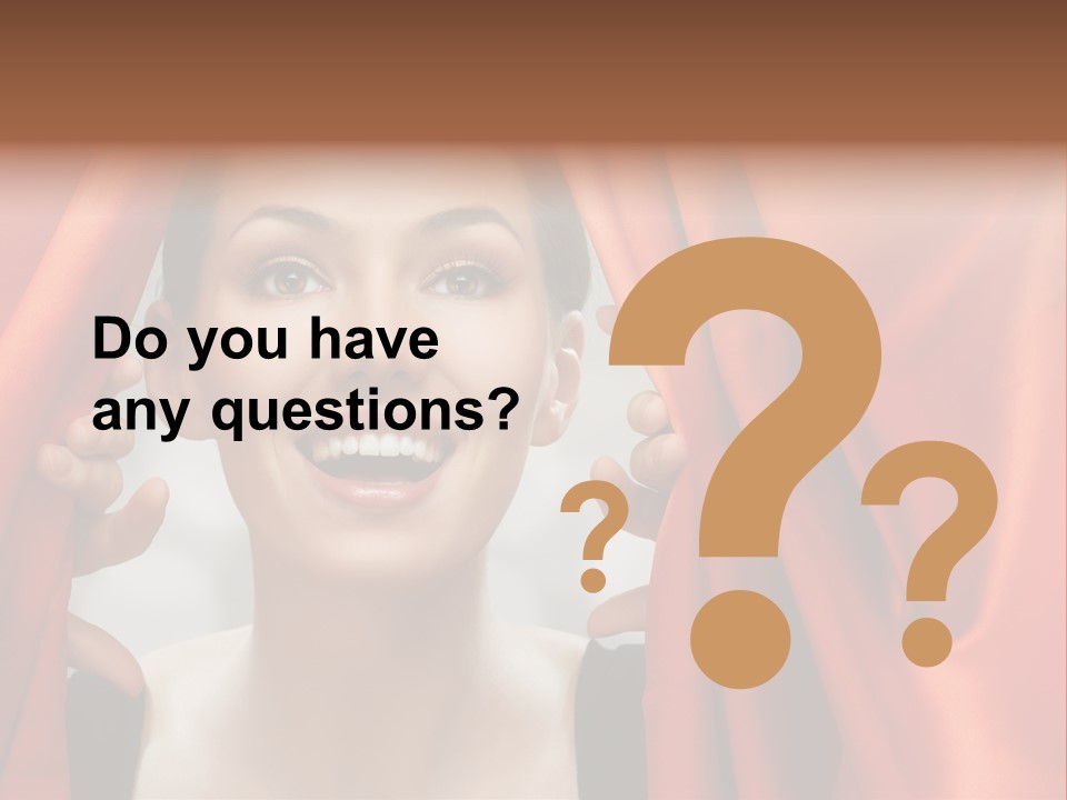 Performance Human Red PowerPoint Template