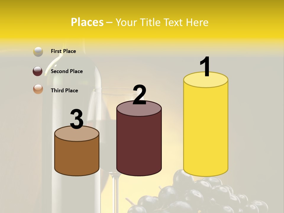 Wine Glass Gourmet PowerPoint Template