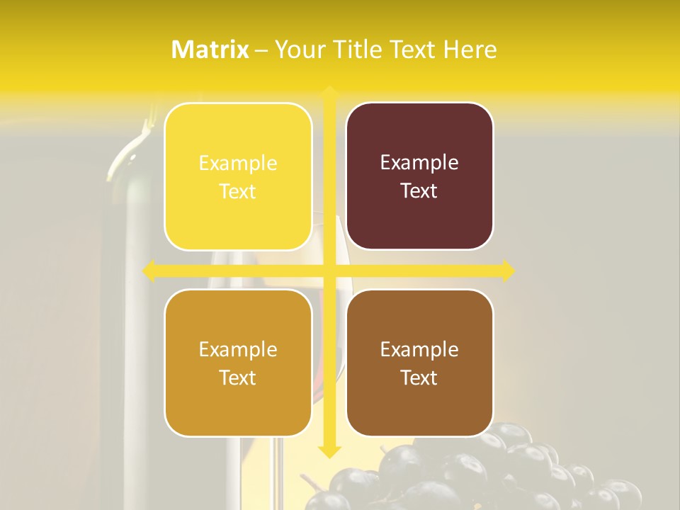 Wine Glass Gourmet PowerPoint Template