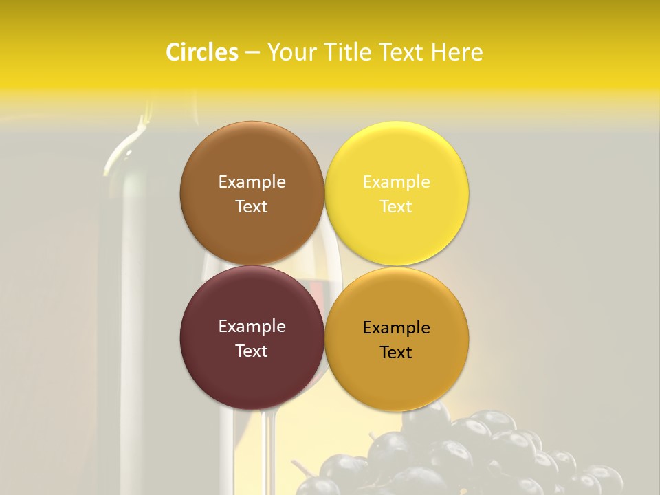 Wine Glass Gourmet PowerPoint Template