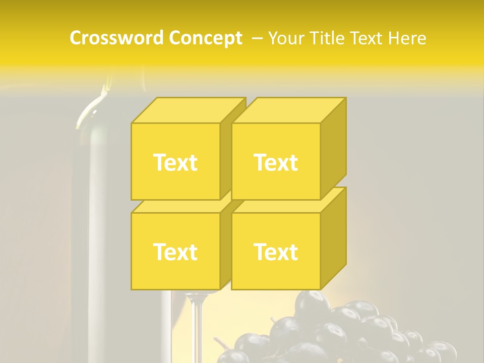 Wine Glass Gourmet PowerPoint Template