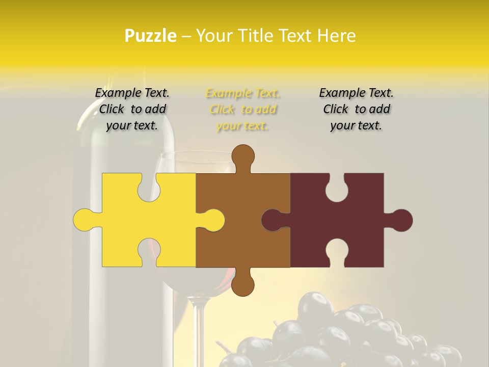 Wine Glass Gourmet PowerPoint Template