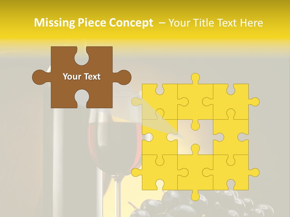 Wine Glass Gourmet PowerPoint Template