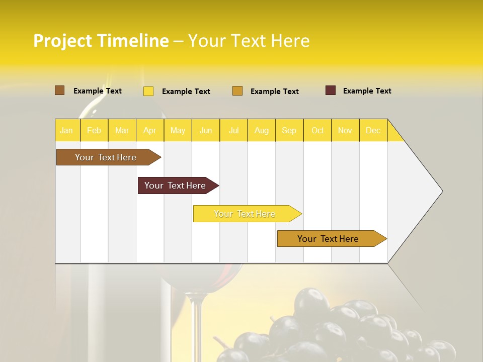 Wine Glass Gourmet PowerPoint Template