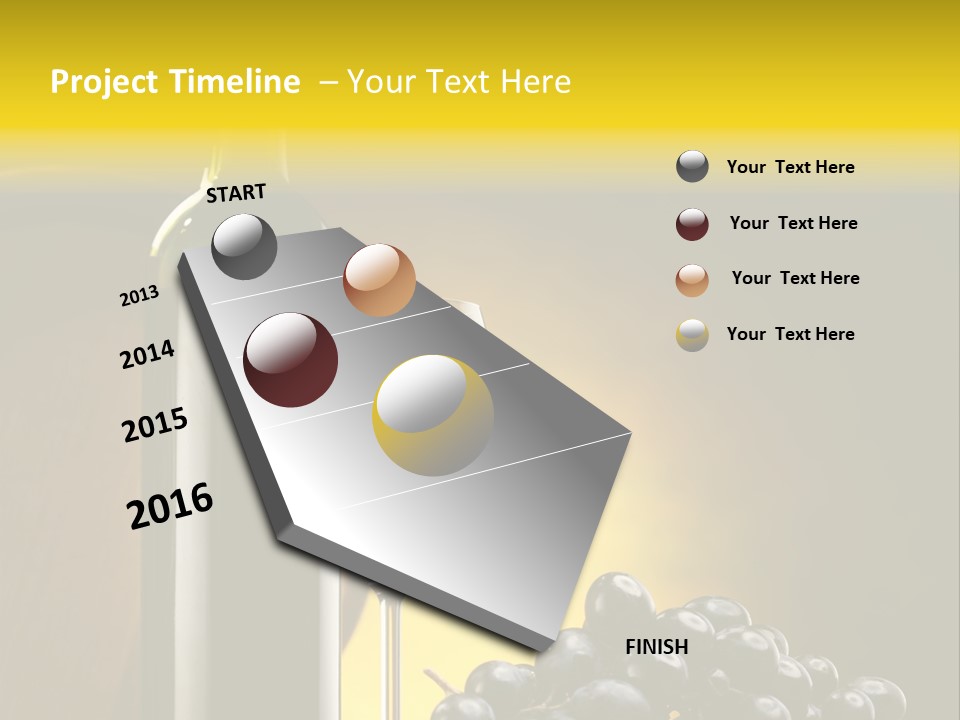 Wine Glass Gourmet PowerPoint Template