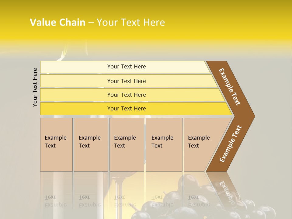 Wine Glass Gourmet PowerPoint Template