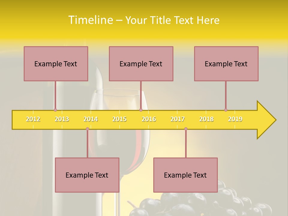 Wine Glass Gourmet PowerPoint Template