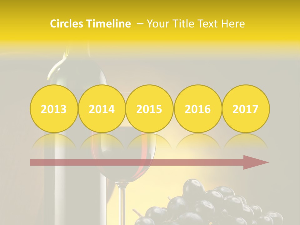 Wine Glass Gourmet PowerPoint Template