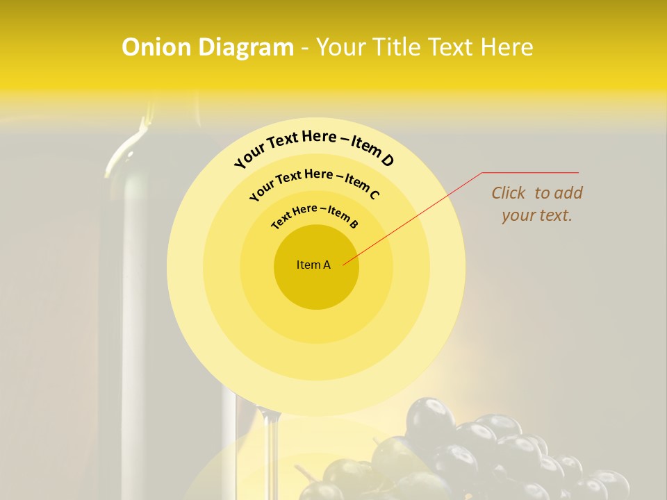 Wine Glass Gourmet PowerPoint Template