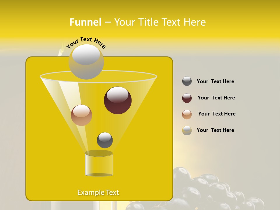 Wine Glass Gourmet PowerPoint Template
