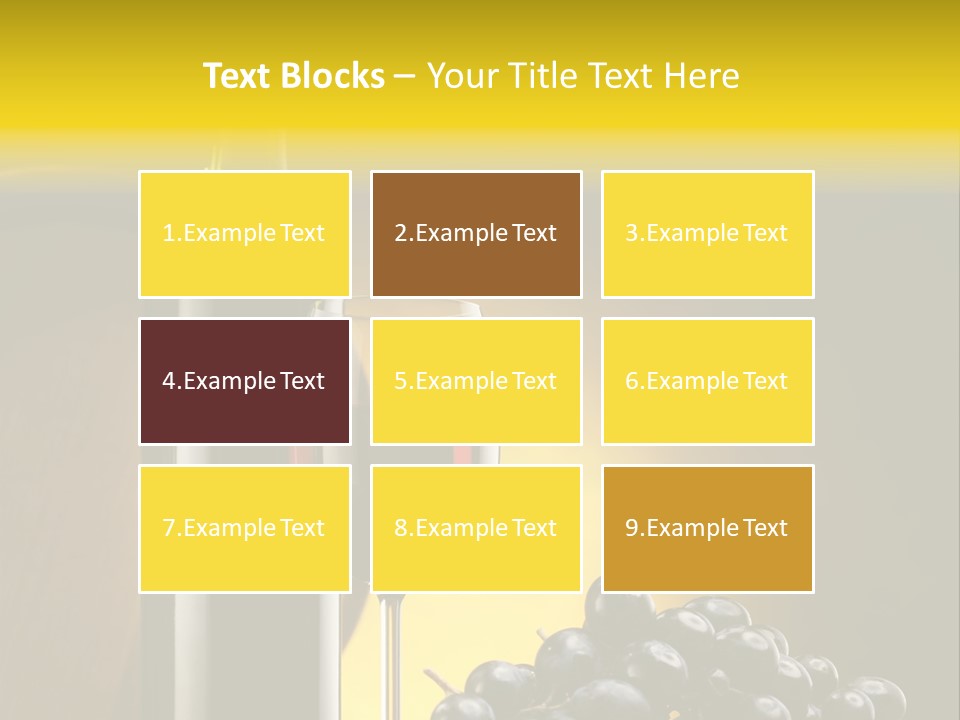 Wine Glass Gourmet PowerPoint Template