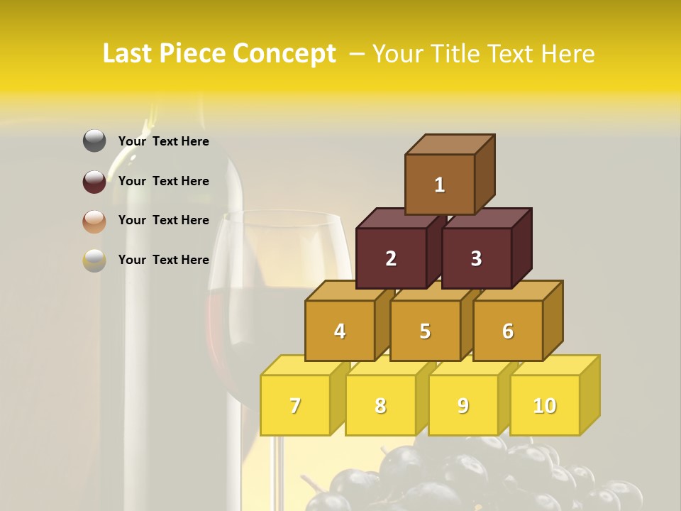 Wine Glass Gourmet PowerPoint Template