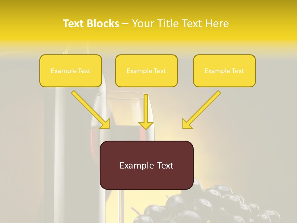 Wine Glass Gourmet PowerPoint Template