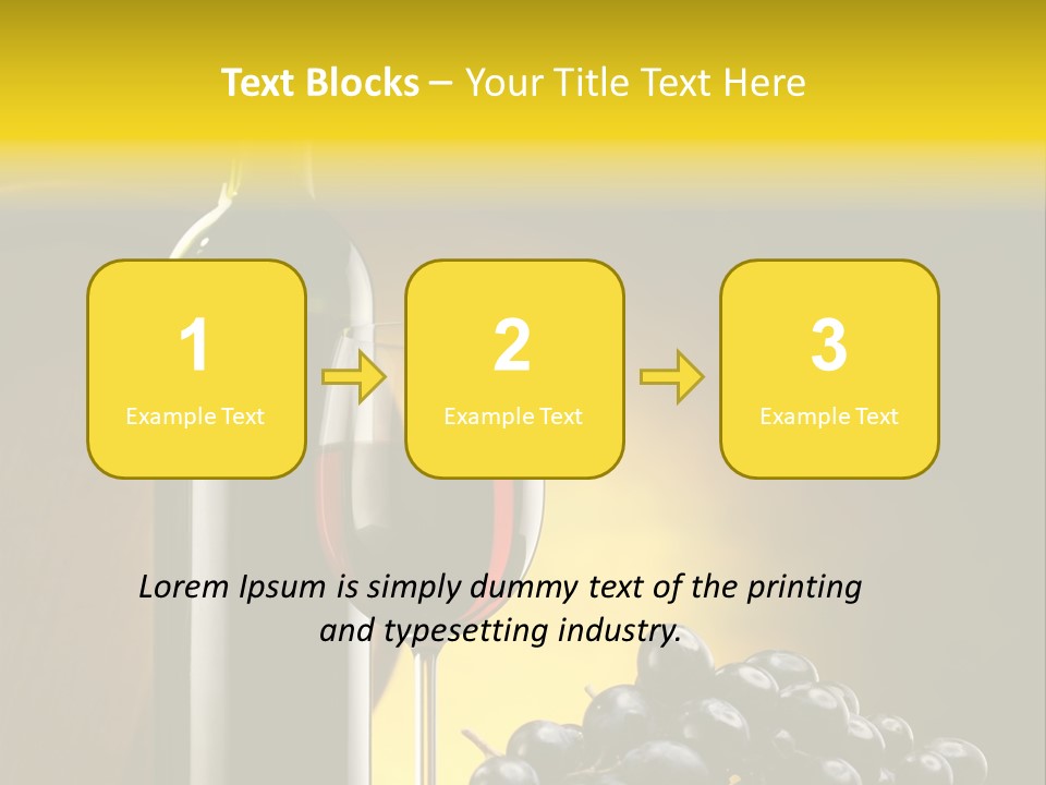 Wine Glass Gourmet PowerPoint Template