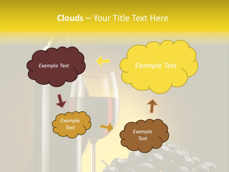 Wine Glass Gourmet PowerPoint Template