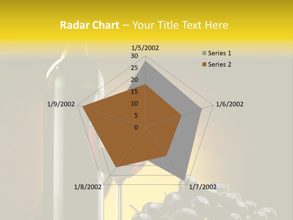 Wine Glass Gourmet PowerPoint Template