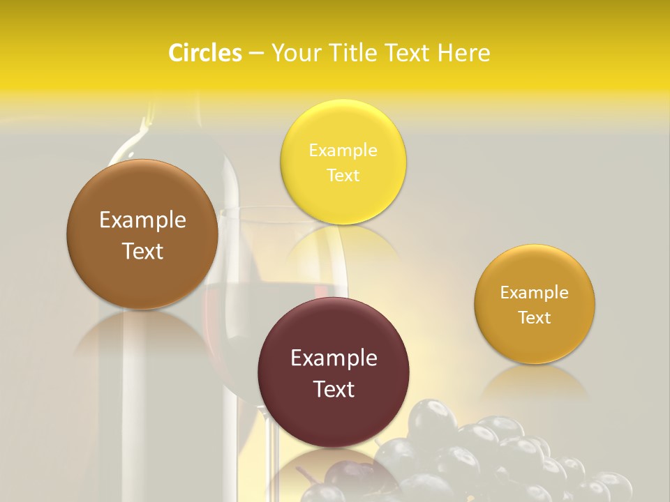 Wine Glass Gourmet PowerPoint Template