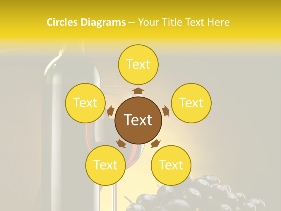 Wine Glass Gourmet PowerPoint Template