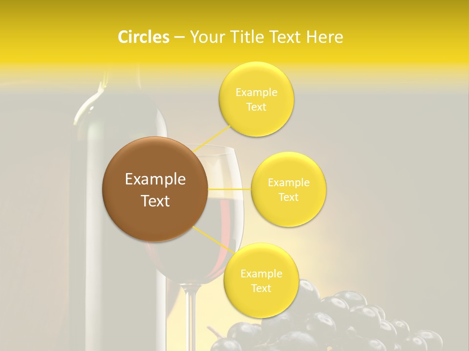 Wine Glass Gourmet PowerPoint Template