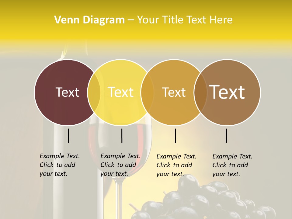 Wine Glass Gourmet PowerPoint Template