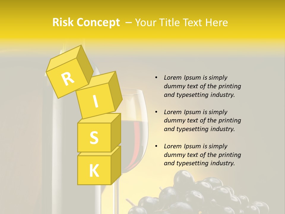 Wine Glass Gourmet PowerPoint Template