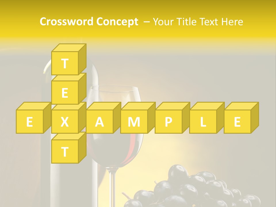 Wine Glass Gourmet PowerPoint Template