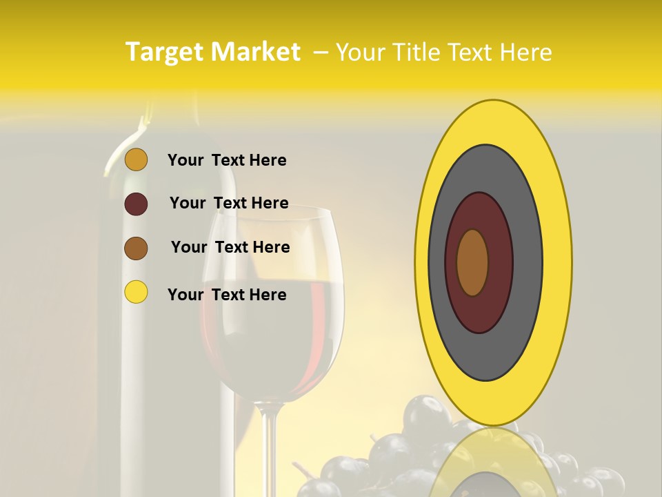 Wine Glass Gourmet PowerPoint Template