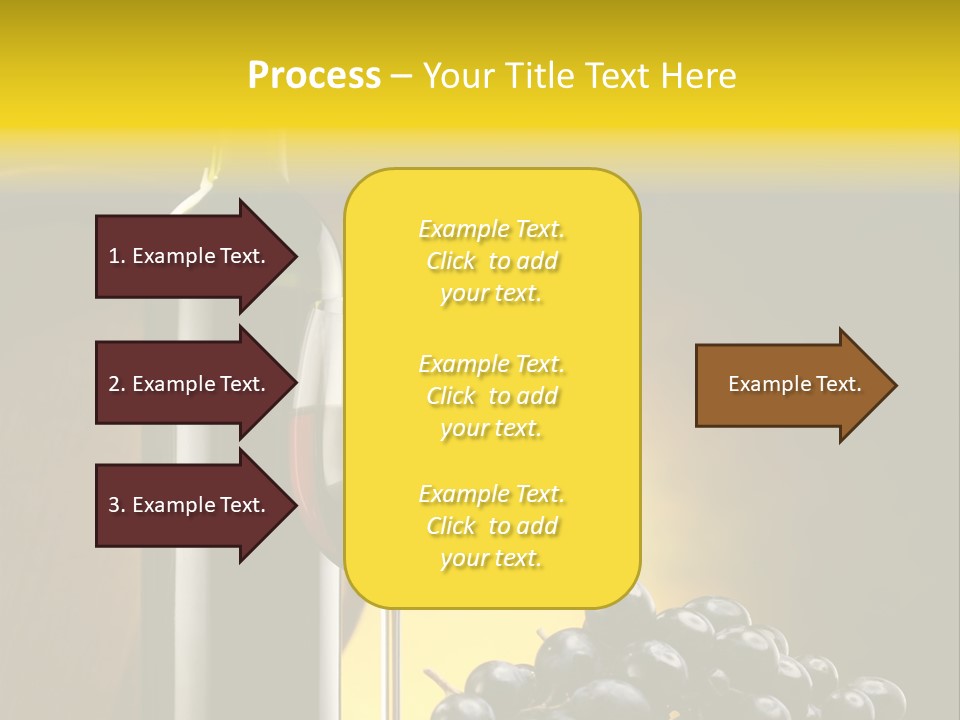 Wine Glass Gourmet PowerPoint Template