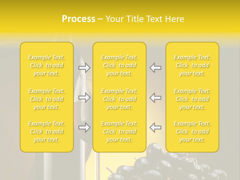 Wine Glass Gourmet PowerPoint Template