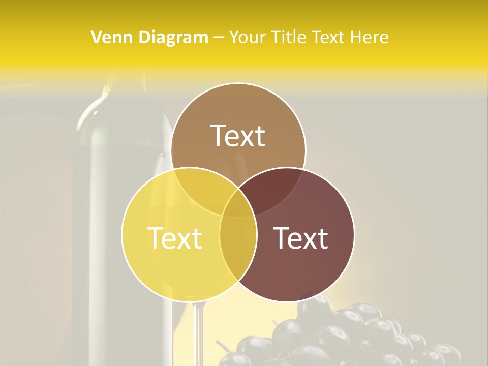 Wine Glass Gourmet PowerPoint Template