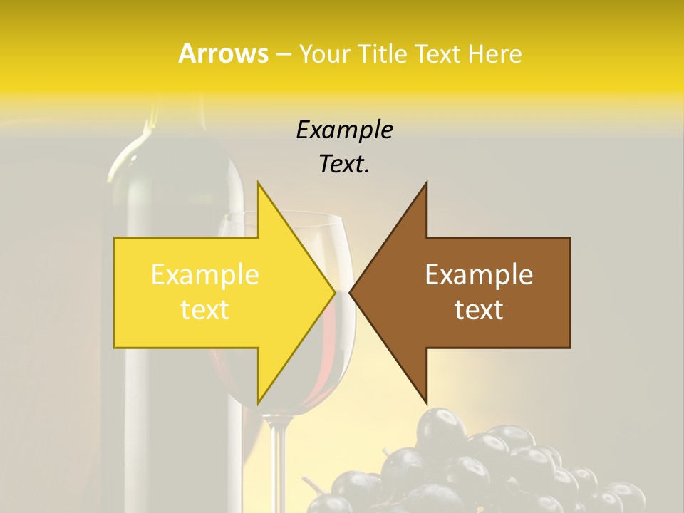 Wine Glass Gourmet PowerPoint Template