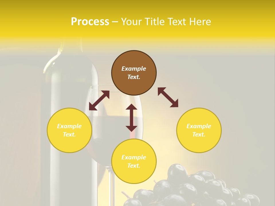 Wine Glass Gourmet PowerPoint Template