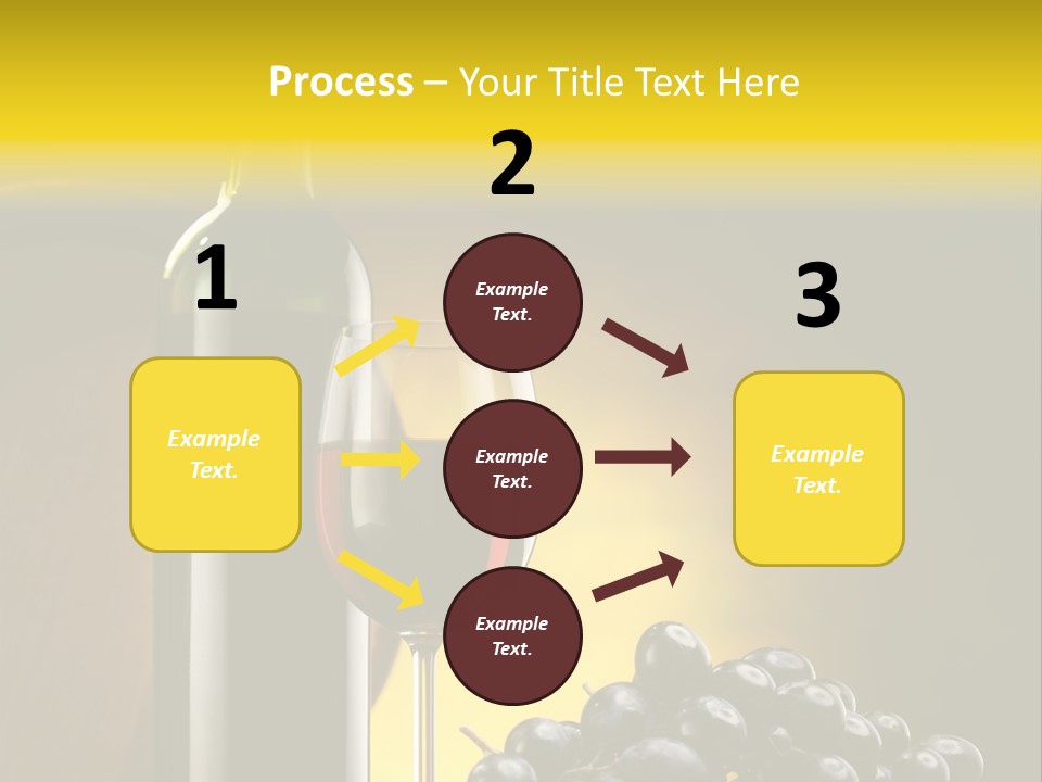 Wine Glass Gourmet PowerPoint Template