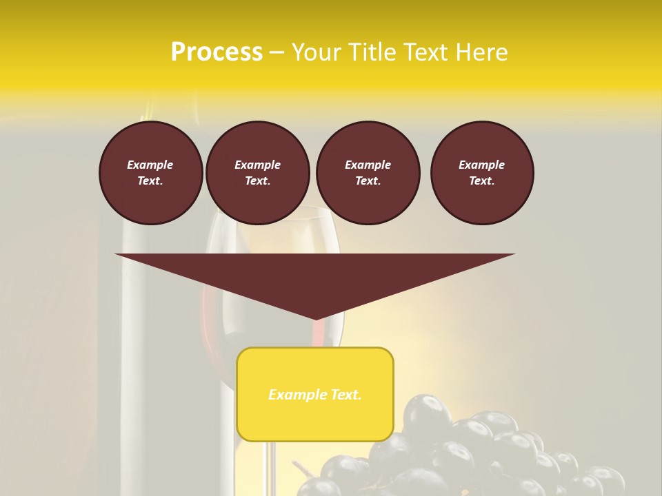Wine Glass Gourmet PowerPoint Template